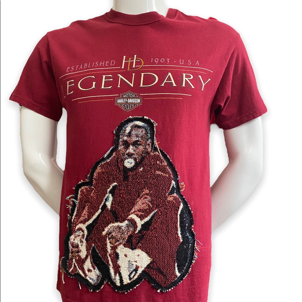 Custom Harley Davison Tapestry T-shirt